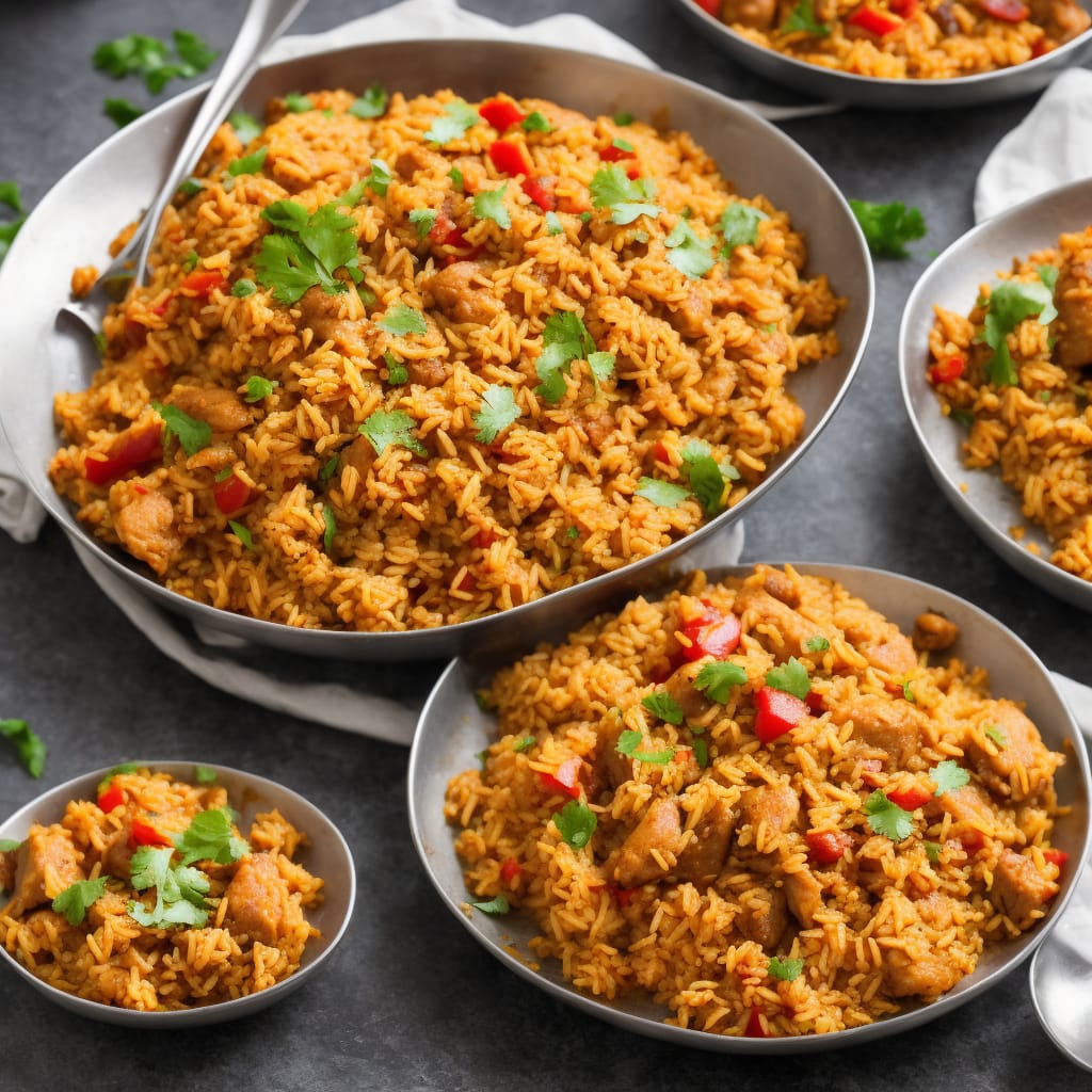 Jollof Rice with Chicken