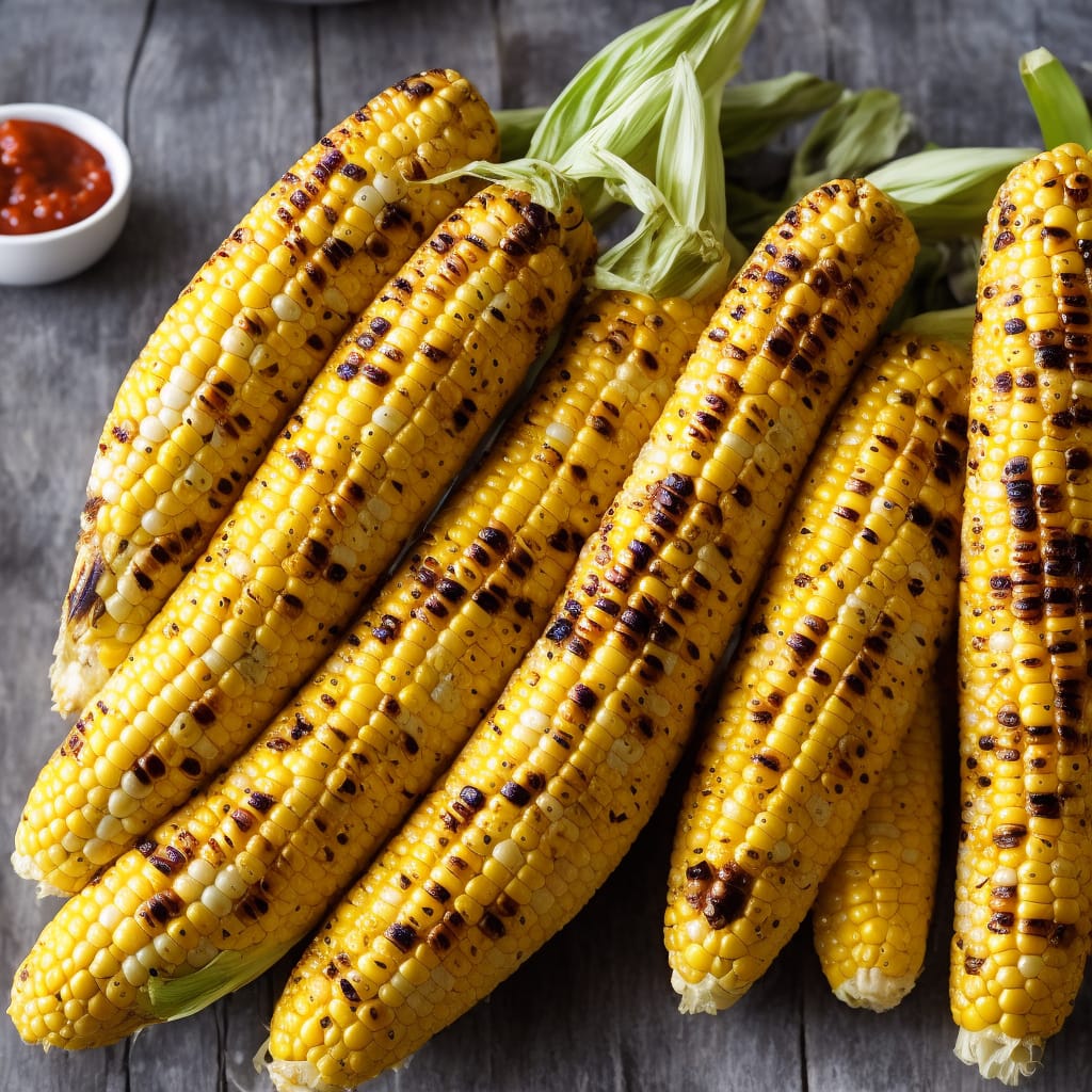 Juicy, Grilled Corn On The Cob