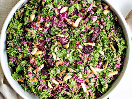 Kale, Peach & Poppy Seed Slaw