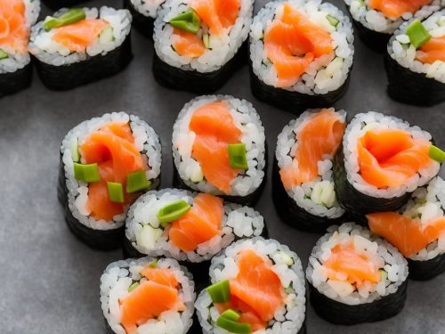 Kelp & Smoked Salmon Sushi-Style Rolls