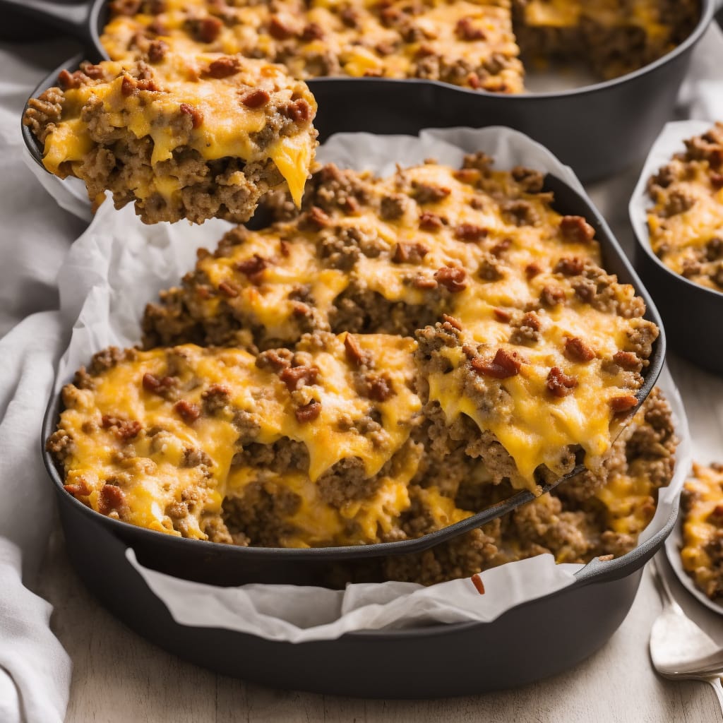 Keto Cheeseburger Casserole