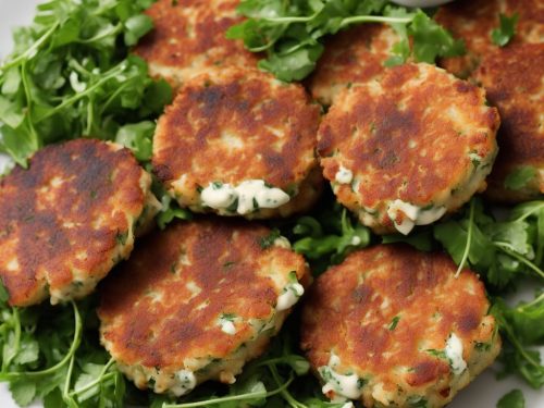 Kipper Fish Cakes with Watercress Mayo