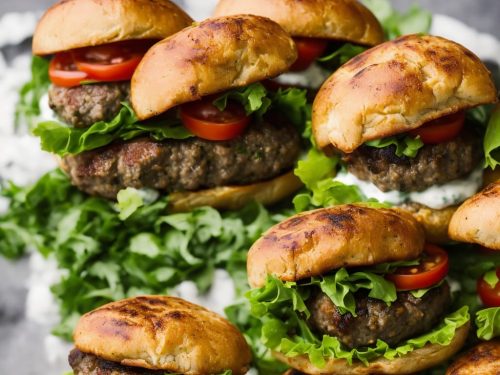 Lamb Burgers with Tzatziki