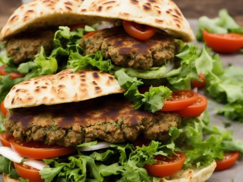 Lamb & Chickpea Pitta Burger