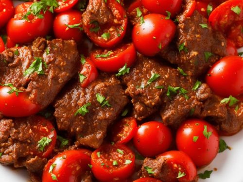 Lamb cooked with tomatoes & aromatic spices