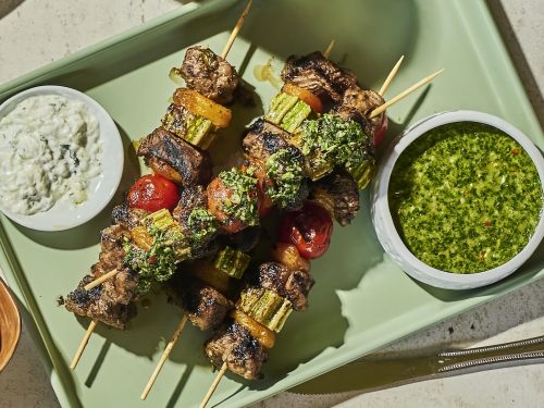 Lamb Kebabs with Peppery Lime Marinade