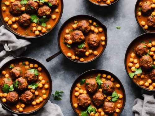 Lamb Kofta Stew with Cauliflower & Chickpeas