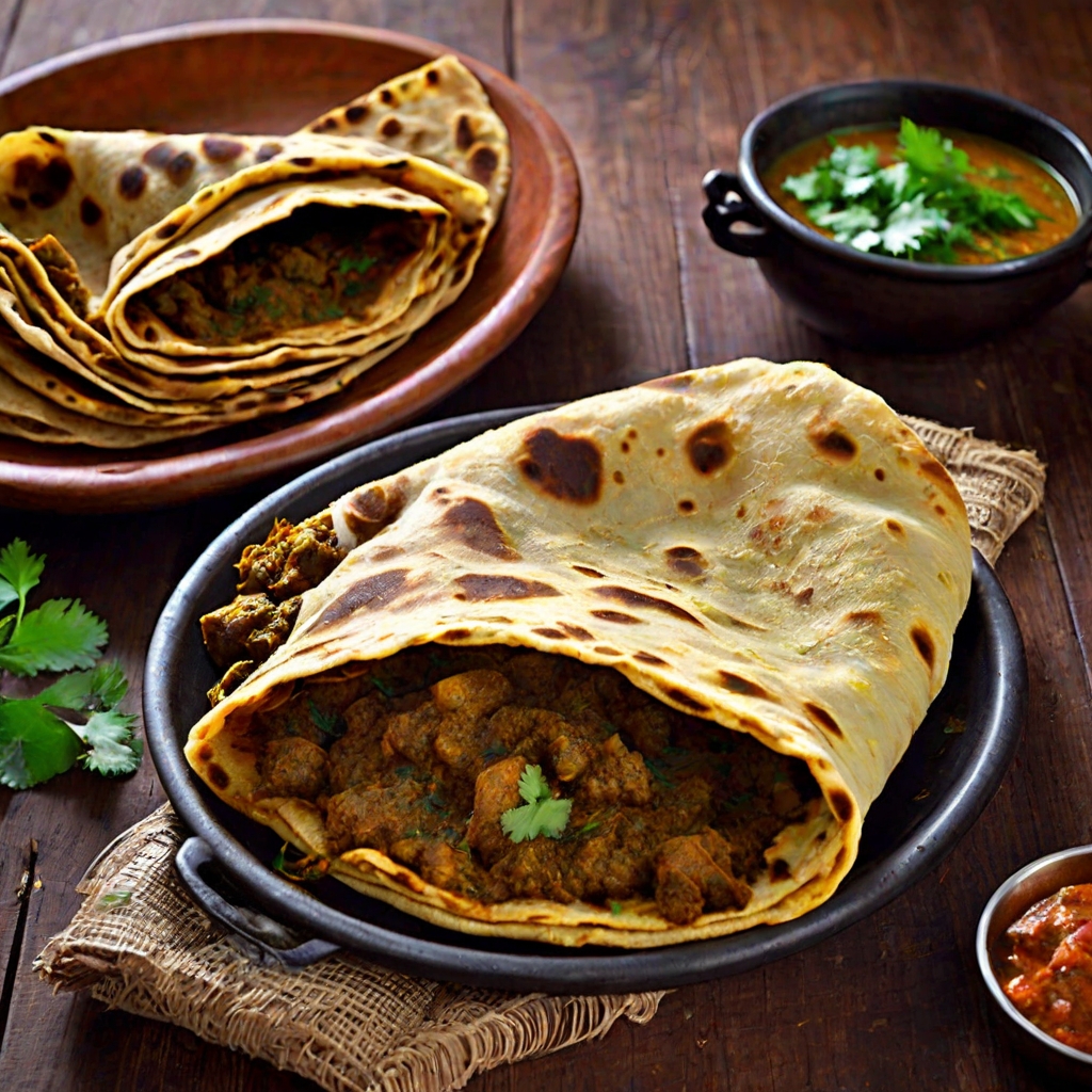 Lamb Kuttu Roti