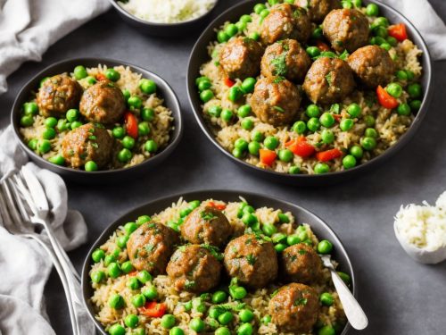 Lamb Meatball & Pea Pilaf