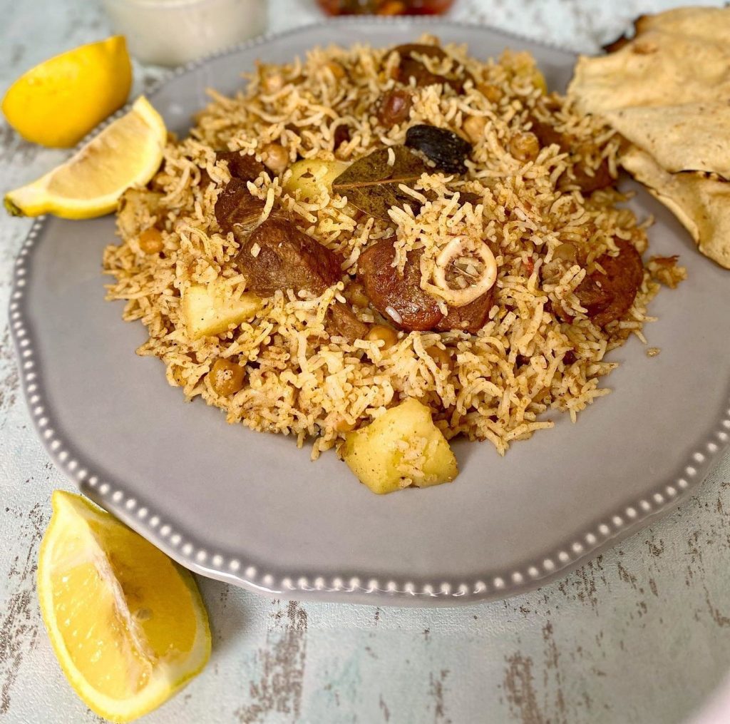 Lamb Pilau (Akhni Fulab)