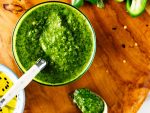 Leafy Salsa Verde with Yogurt