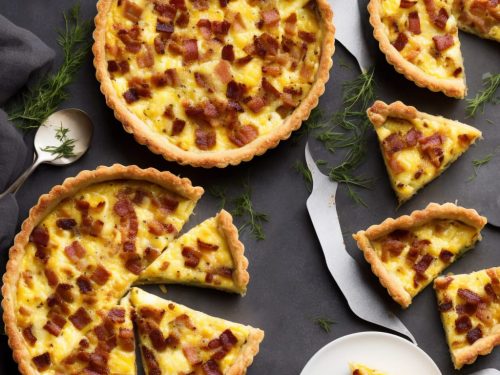 Leek, Cheese & Bacon Tart