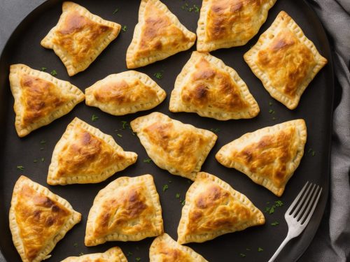 Leek, cheese & potato pasties