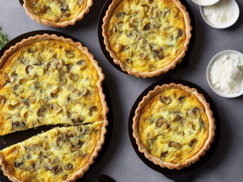 Leek, Mushroom & Gruyère Quiche