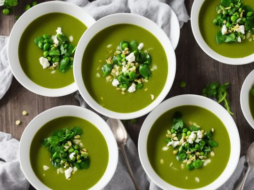 Leek, Pea & Watercress Soup