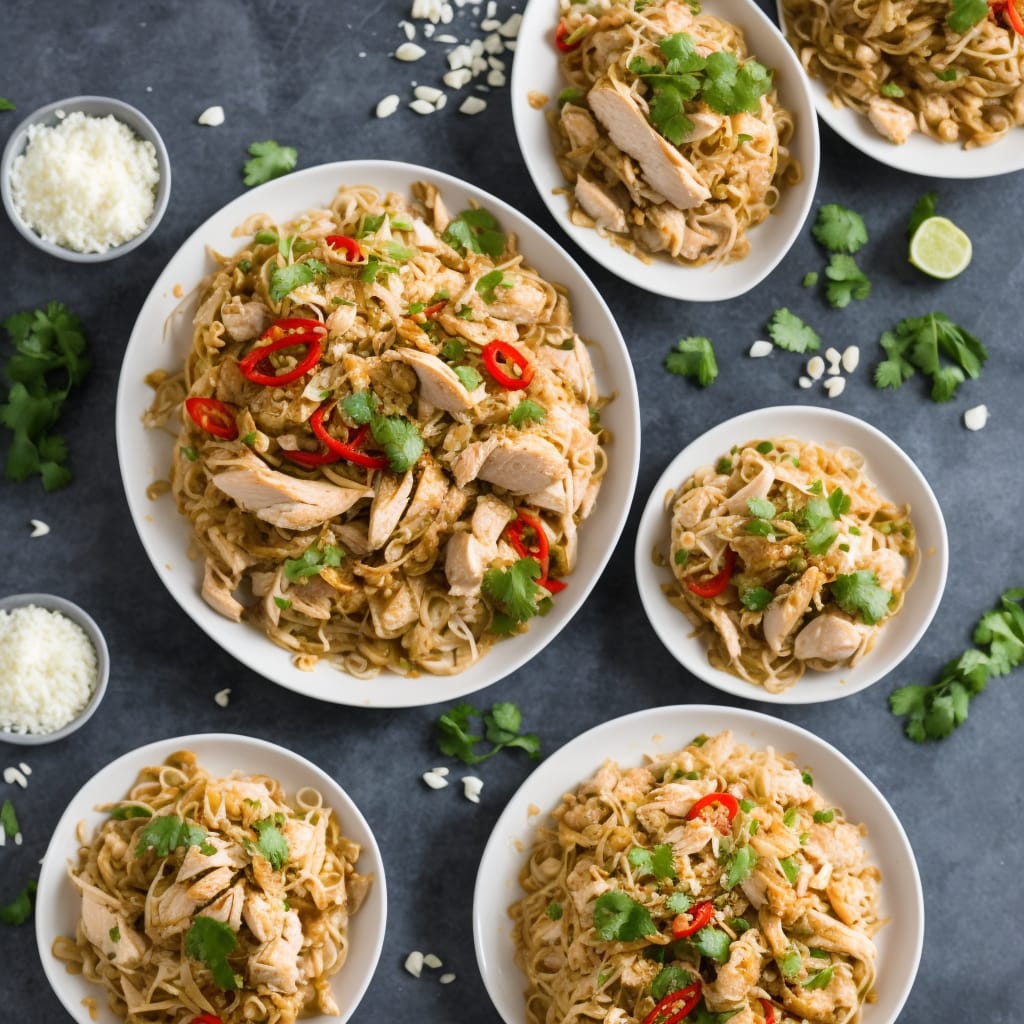 Leftover Roast Chicken Pad Thai