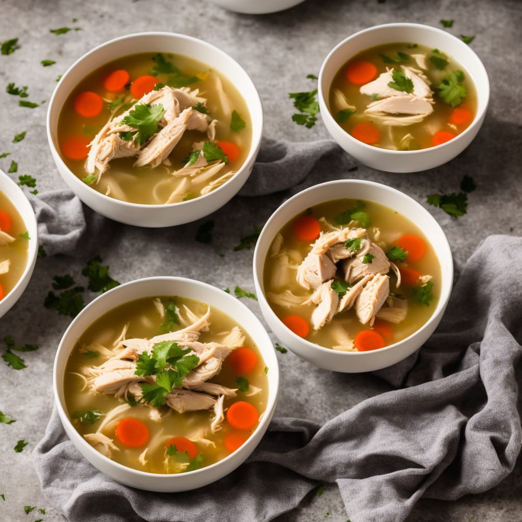 Leftover Roast Chicken Soup