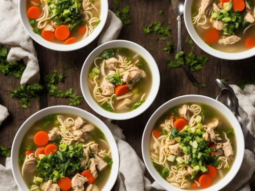 Leftover Turkey & Noodle Soup