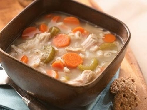 Leftover Turkey Soup (Slow Cooker)