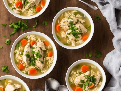 Lemon Chicken Orzo Soup