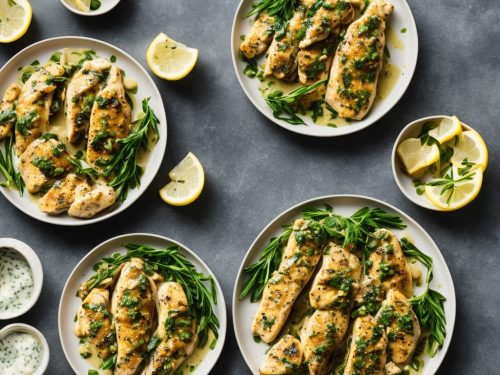 Lemon Chicken with Tarragon Dressing