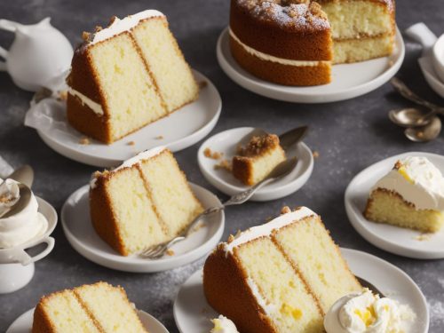 Lemon Clotted Cream Cake