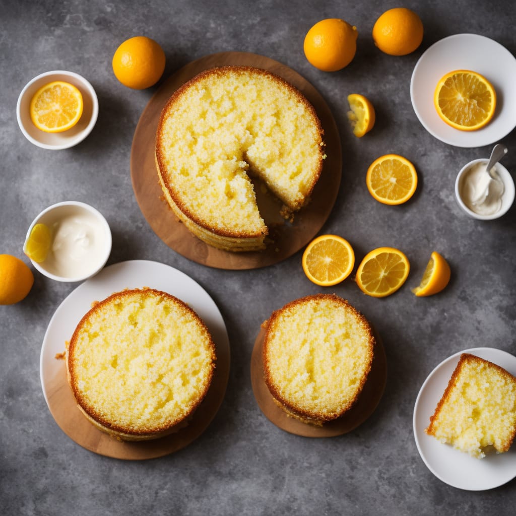 Lemon Curd & Orange Cake