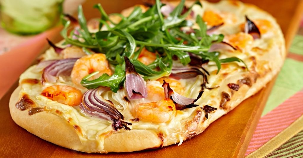 Lemon, Fennel & Prawn Pizza