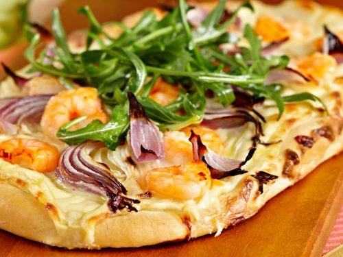 Lemon, Fennel & Prawn Pizza