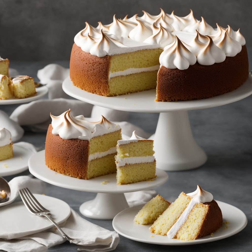 Lemon Meringue Cake