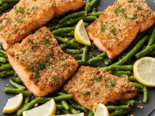 Lemon Panko Crusted Salmon