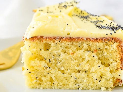 Lemon & Poppy Seed Gateaux