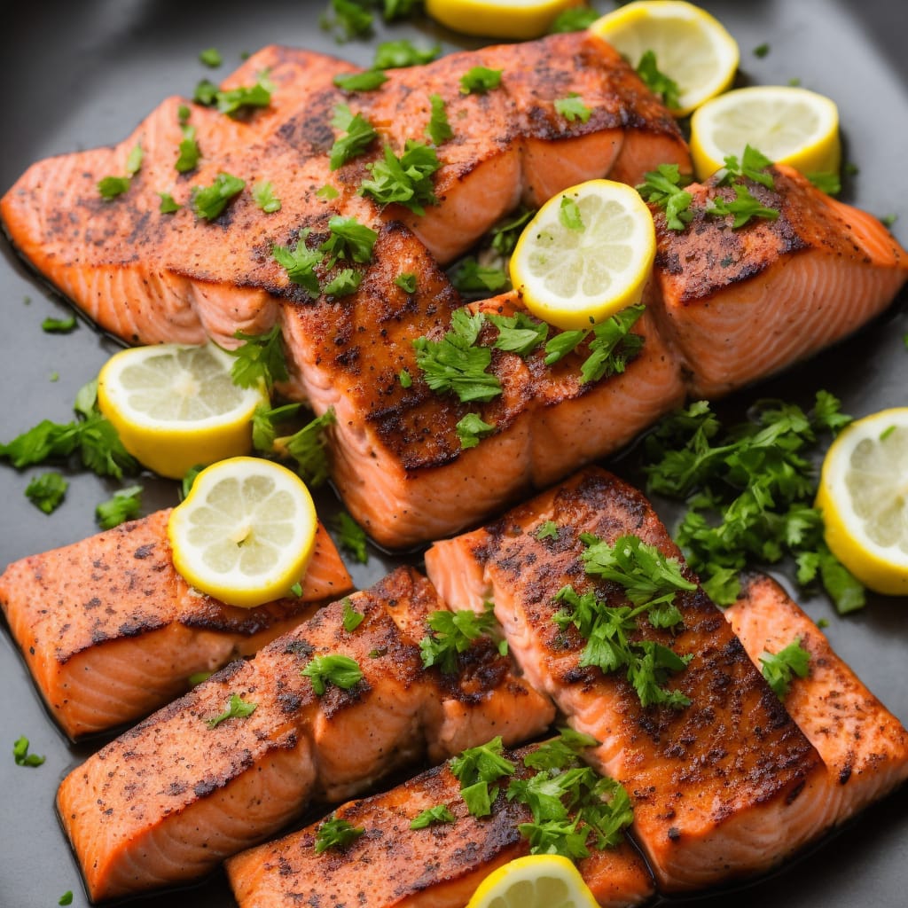 Lemon-Rubbed Salmon