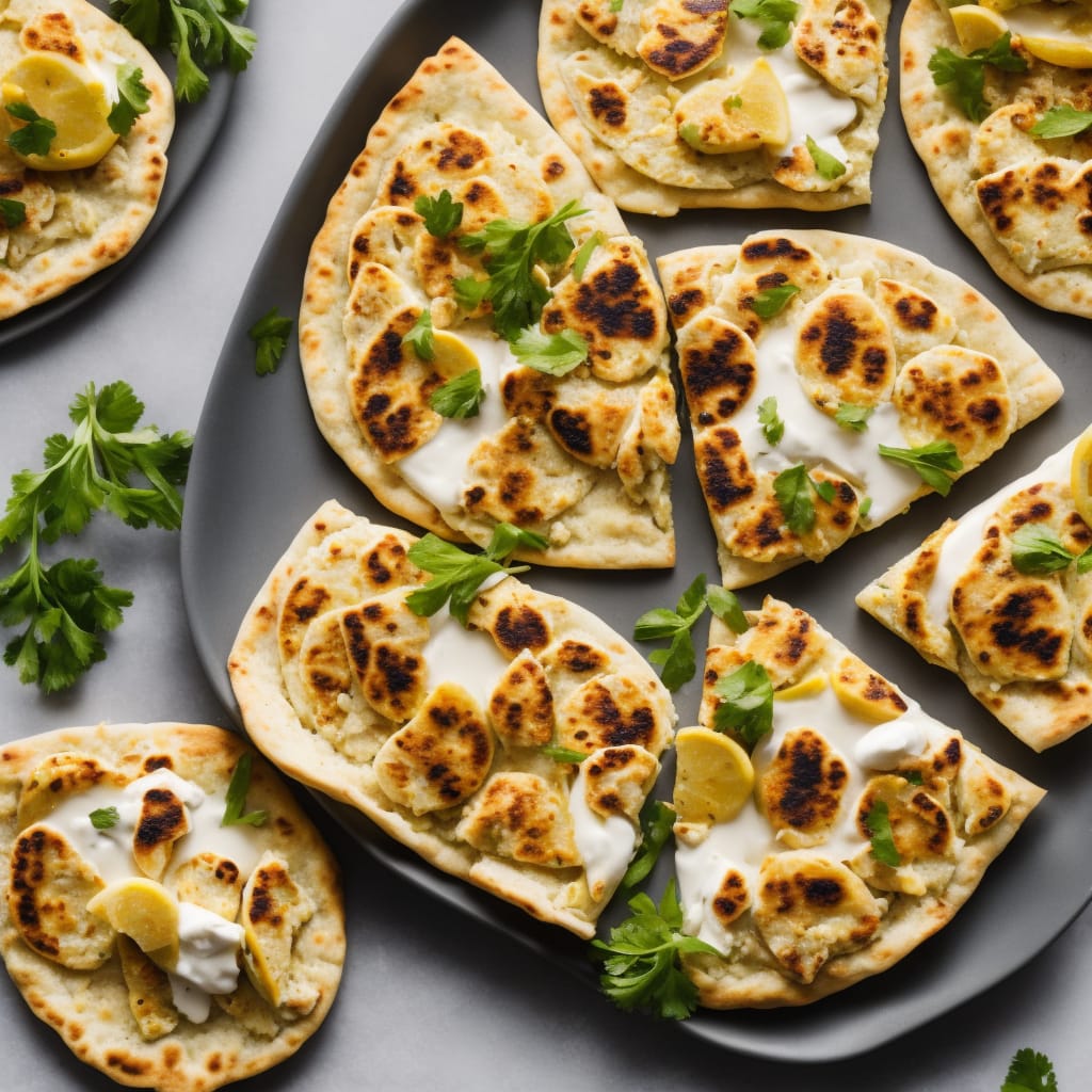 Lemon & Yogurt Chicken Flatbreads