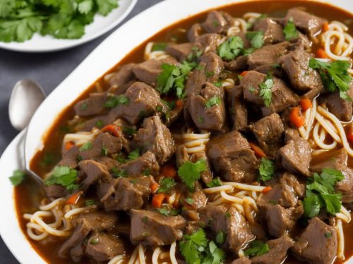 Lemongrass Beef Stew with Noodles