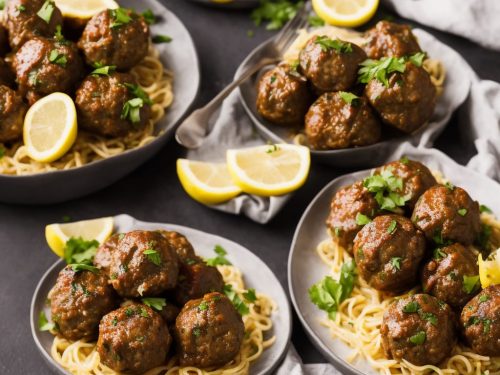 Lemony Lamb Meatballs