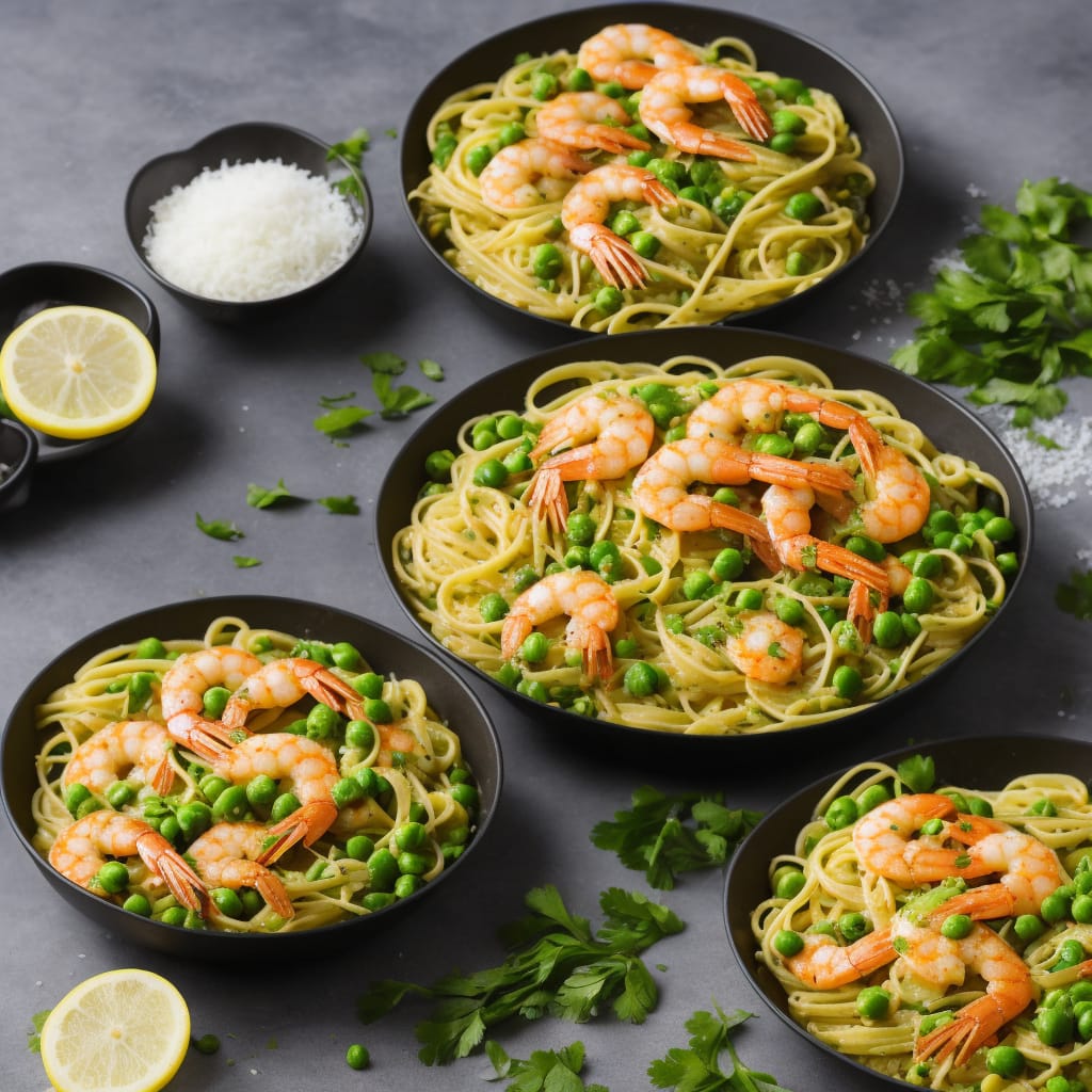 Lemony Prawn & Pea Pasta