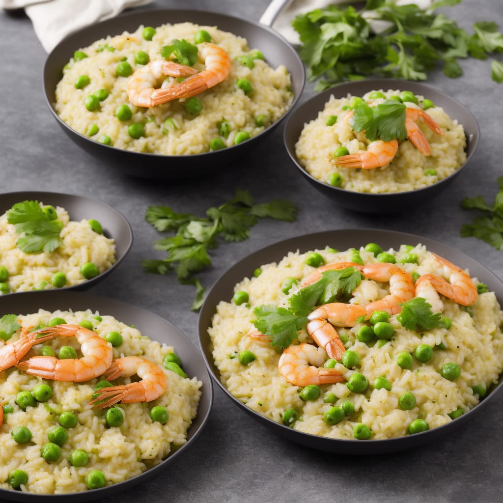 Lemony Prawn & Pea Pressure Cooker Risotto