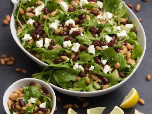 Lemony Three Bean & Feta Salad