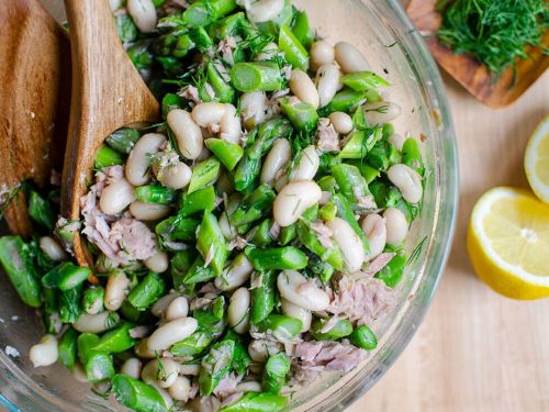 Lemony Tuna & Asparagus Salad