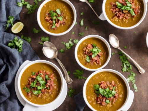 Lentil & Bacon Soup