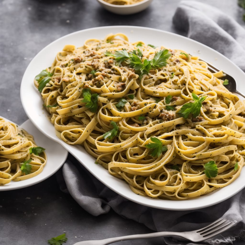 Lentil & Lemon Fettuccine