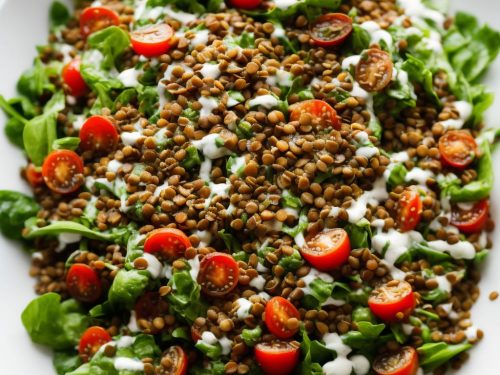 Lentil Salad with Tahini Dressing