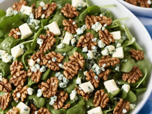 Lentil, Walnut & Apple Salad with Blue Cheese