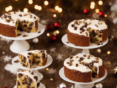 Let-it-Glow Christmas Cake