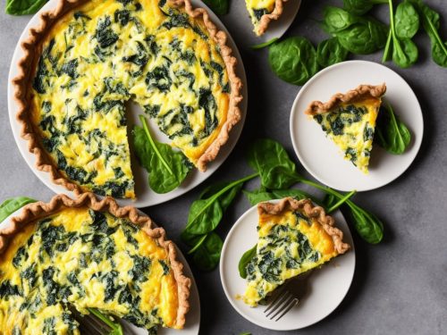 Light and Fluffy Spinach Quiche