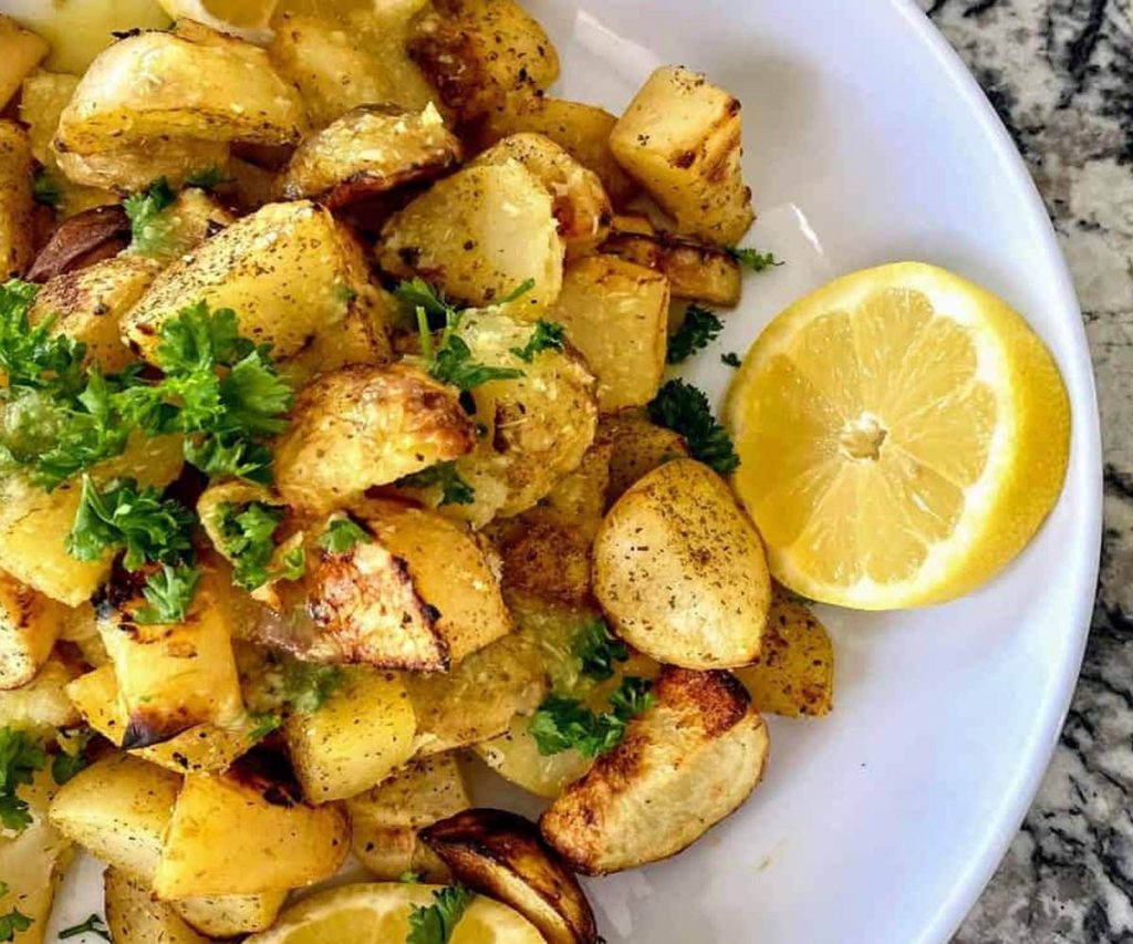 Light-but-lovely Lemon & Sage Roasties