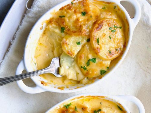 Lighter Fennel & Potato Gratin