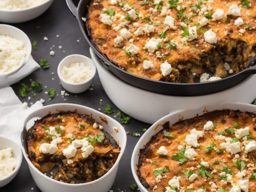 Lighter Moussaka with Crunchy Feta & Oregano