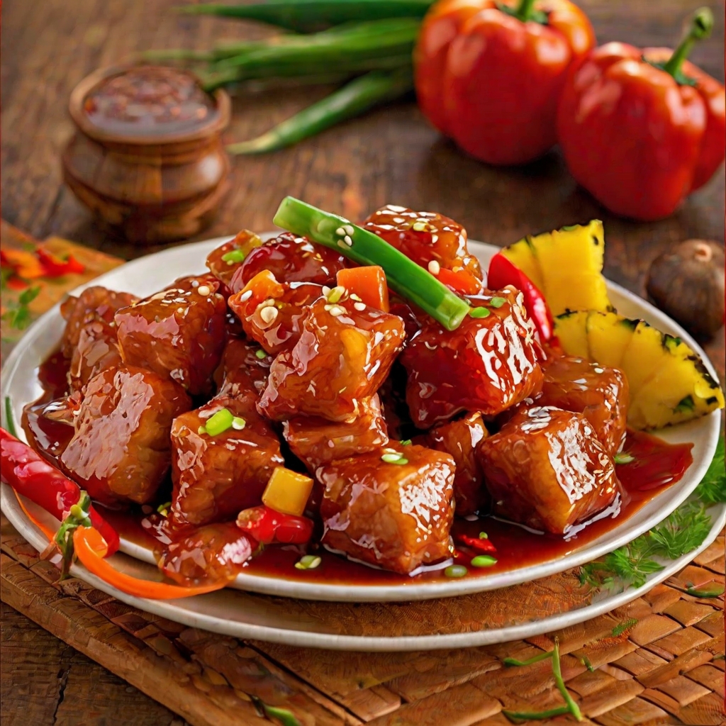 Lighter Sweet & sour pork